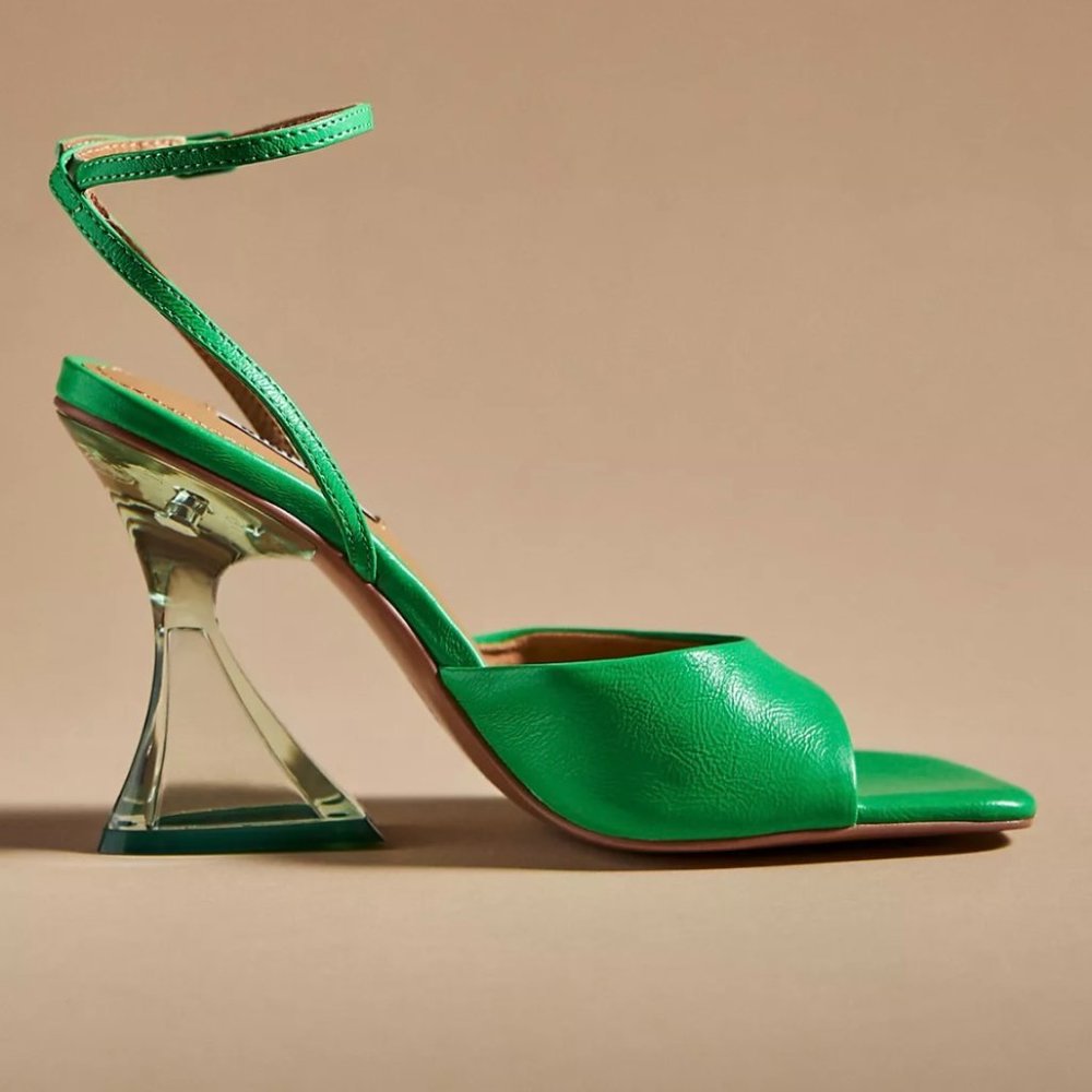 Bibi Lou Green Heels - NEW IN BOX